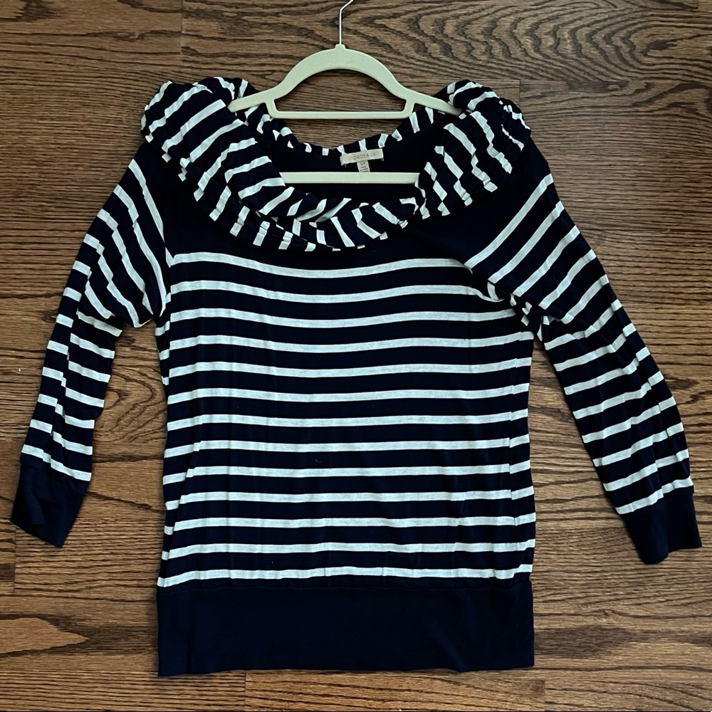 Bordeaux (Anthropologie) cowl neck top